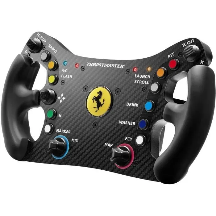 Volant - Thrusmaster - Ferrari 488 GT3 Wheel Add-On - Noir et Rouge