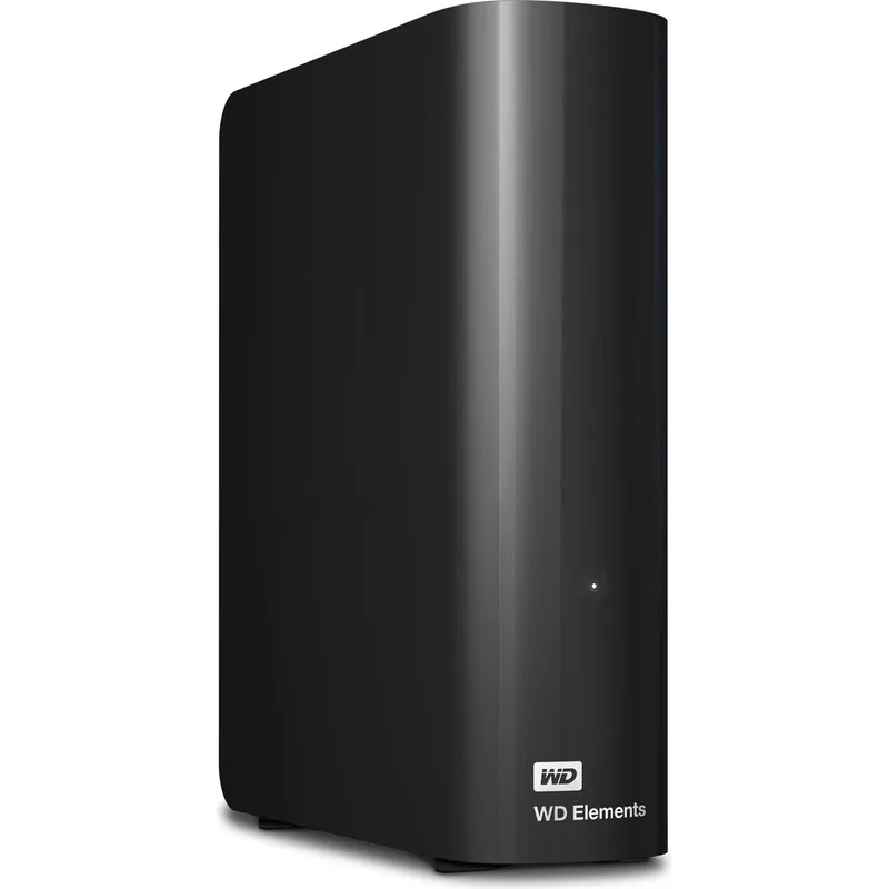 Western Digital Elements Disque dur externe de bureau 6 TB, USB 3.0, 3,5", Ntfs, Noir