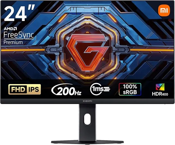 Xiaomi Écran PC Gaming 24 Pouces,200Hz 1ms GTG,FreeSync Premium P24FDA-RGGL