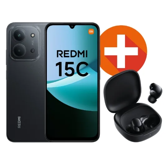 Xiaomi Pack smartphone Redmi 15C 128 Go + Buds 6 Play