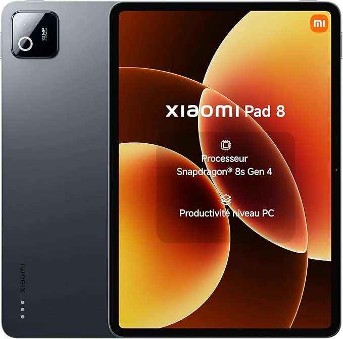 Xiaomi Pad 8 avec Clavier (FR) 11.2″ 8＋128 Go Snapdragon® 8s Gen 4 – Gris
