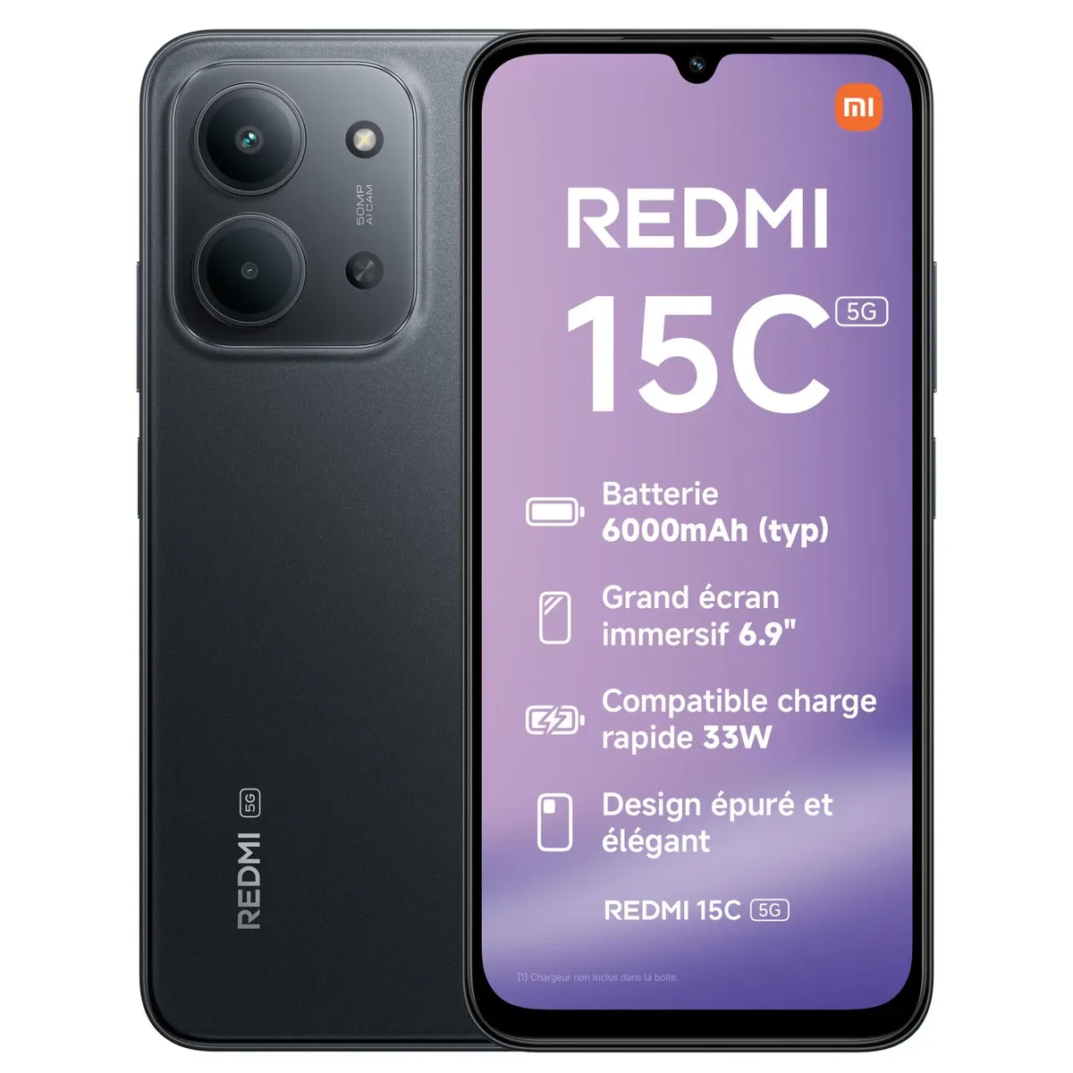 Xiaomi Redmi 15C 5G 4/256 Midnight Black