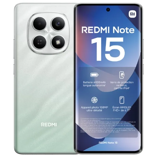 Xiaomi Smartphone Redmi Note 15 256 Go Vert