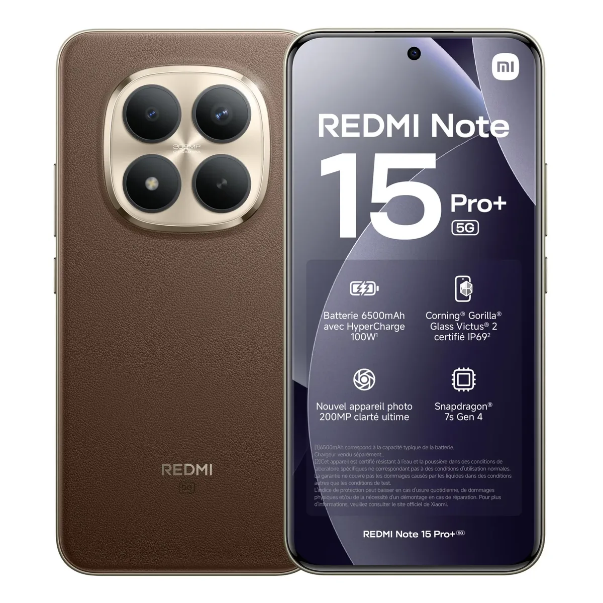 Xiaomi Smartphone Redmi Note 15 Pro+ 256 Go Moka