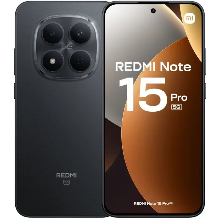 Xiaomi Smartphone Redmi Note 15 Pro 5G 256 Go Noir