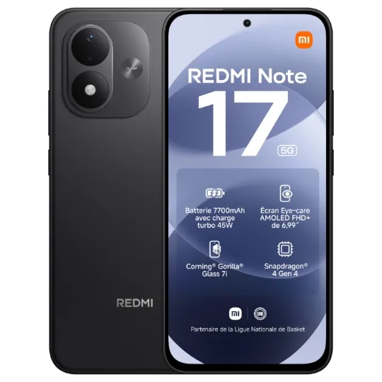 Xiaomi Smartphone Redmi Note 17 128 Go Noir