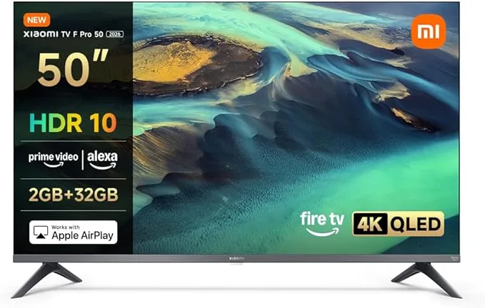 Xiaomi TV F Pro 50 127 cm (50 Pouces) · 50″ · 4K UHD · 2 Go · 32 Go · 60 Hz