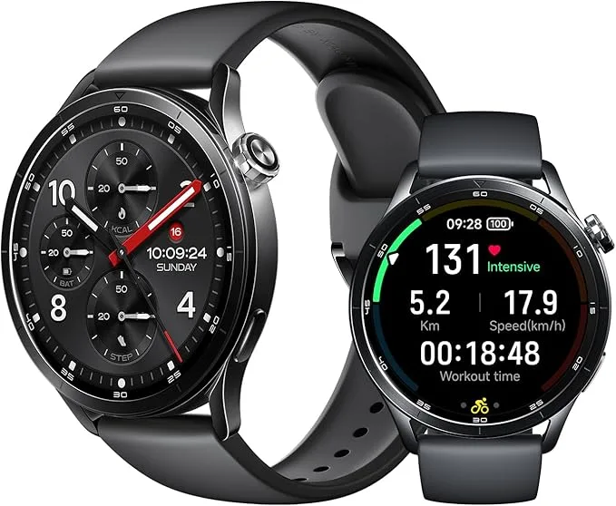 Xiaomi Watch S5 46 mm, Montre connectée, Autonomie de 21 Jours, GPS, Noir